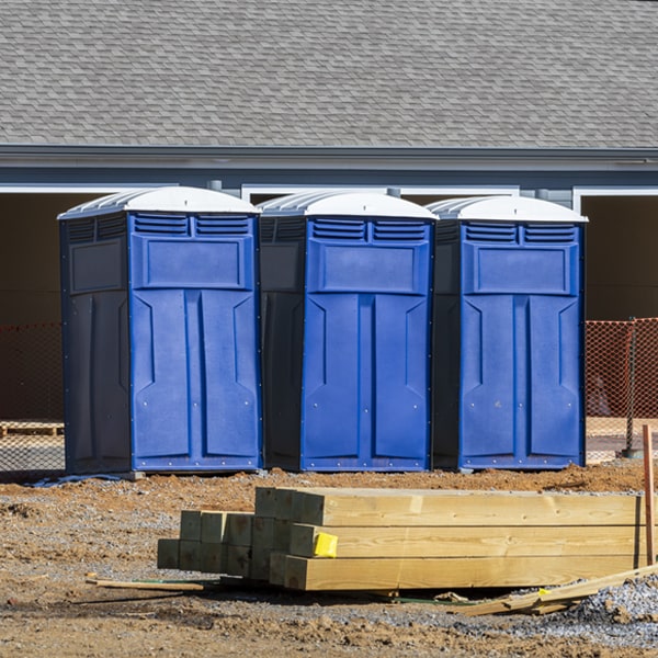 what is the maximum capacity for a single portable restroom in Snyder Texas